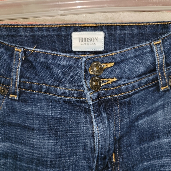 Hudson Signature Size 31 Bootcut Jeans Style # W170DCB Women Dark Wash - Picture 2 of 6